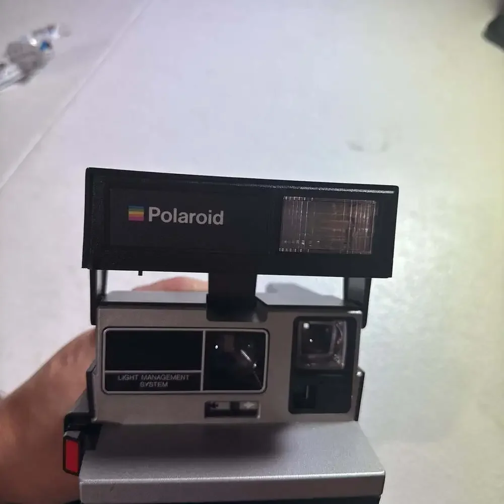 Vintage Polaroid Sun 600 LMS Instant Camera with Strap